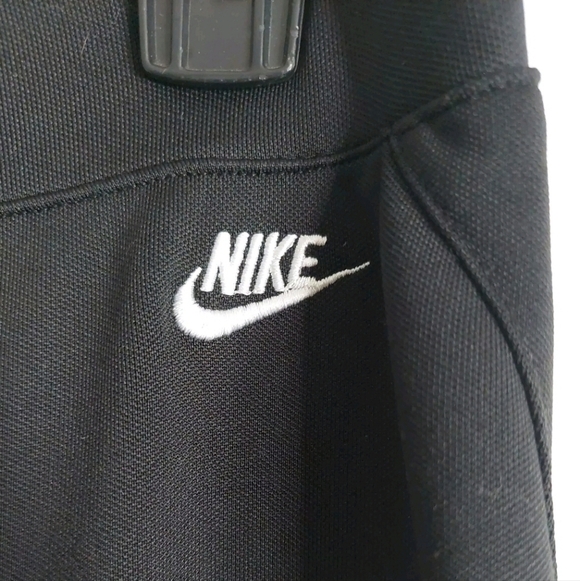 Nike Vintage Y2K Pull-on wide-Flare leg knit pants women's L/XL 12/14 Black - Picture 3 of 5